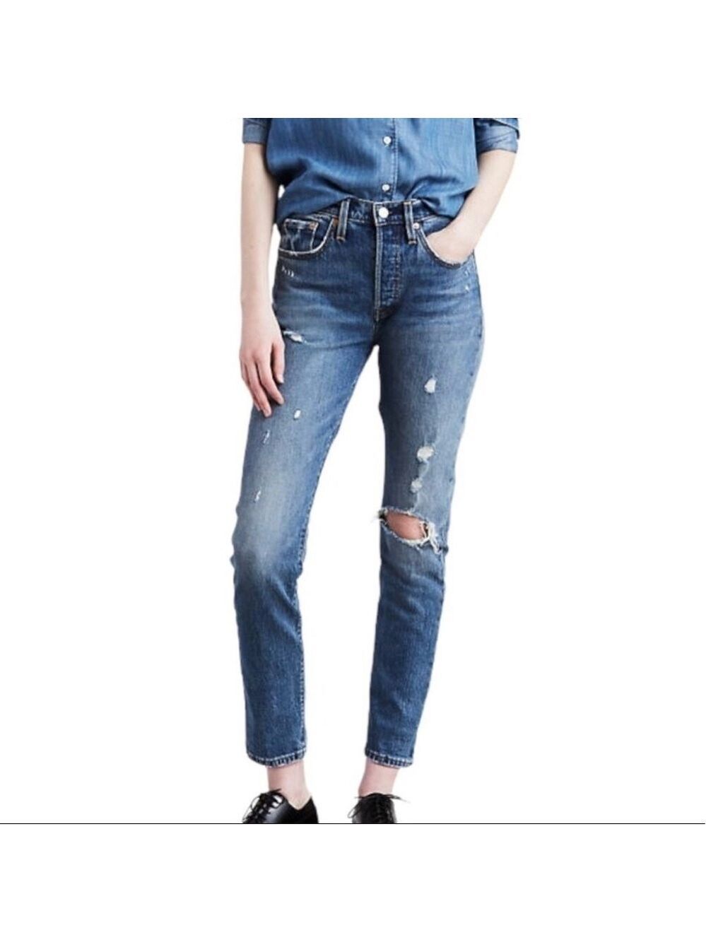 Levi's 501 Tapered & Customized Jeans 28x31" 𝅺